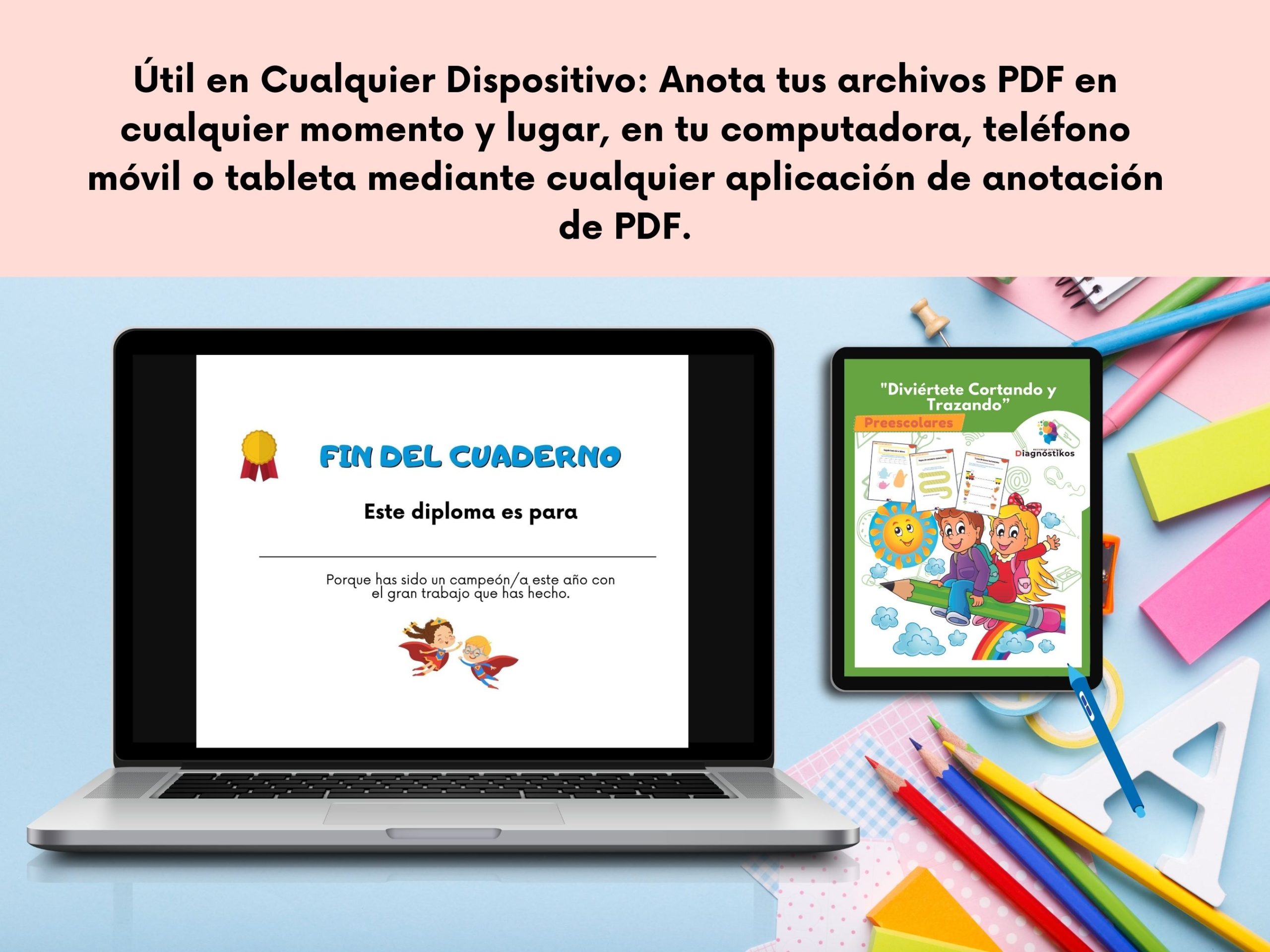 Diviértete cortando y trazando