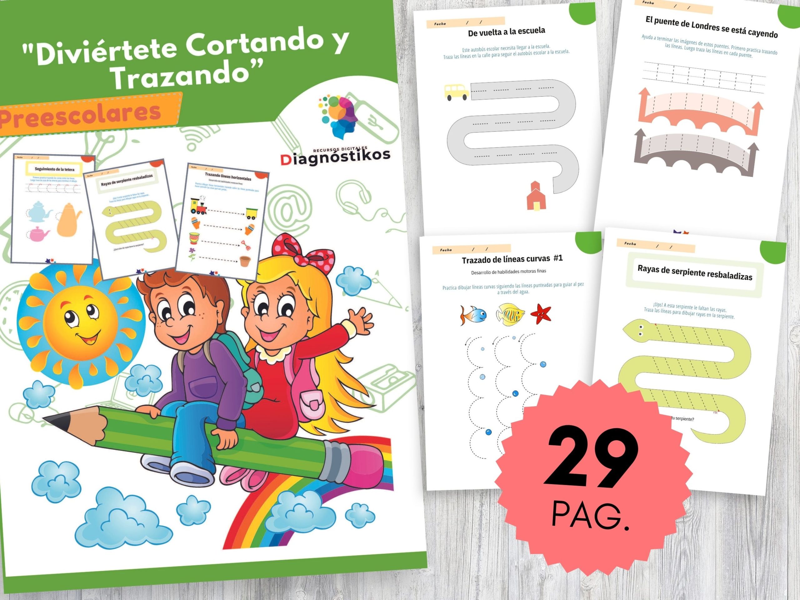 Diviértete cortando y trazando