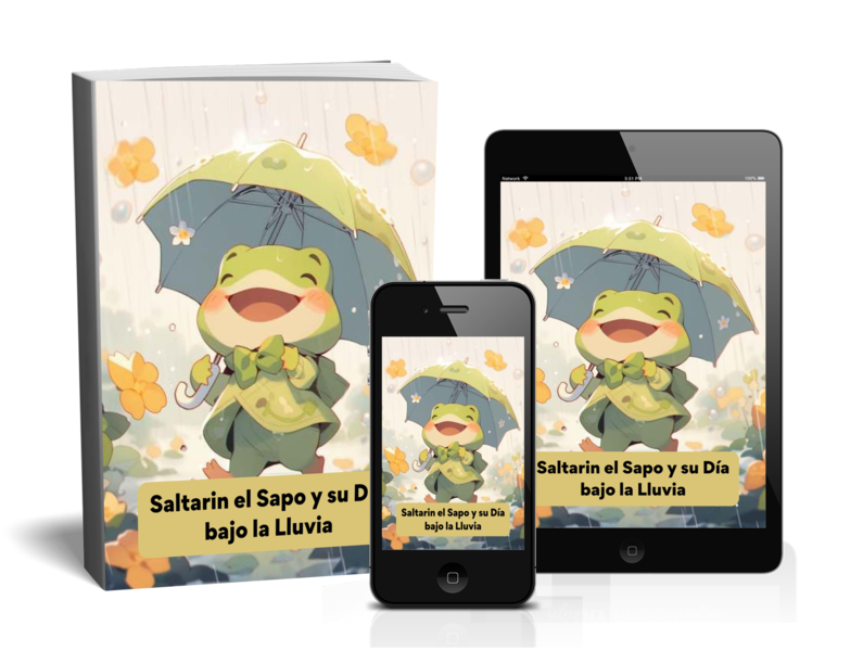Saltarin el Sapo y su Día bajo la Lluvia