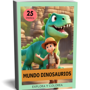 Mundo Dinosaurios, Explora y Colorea