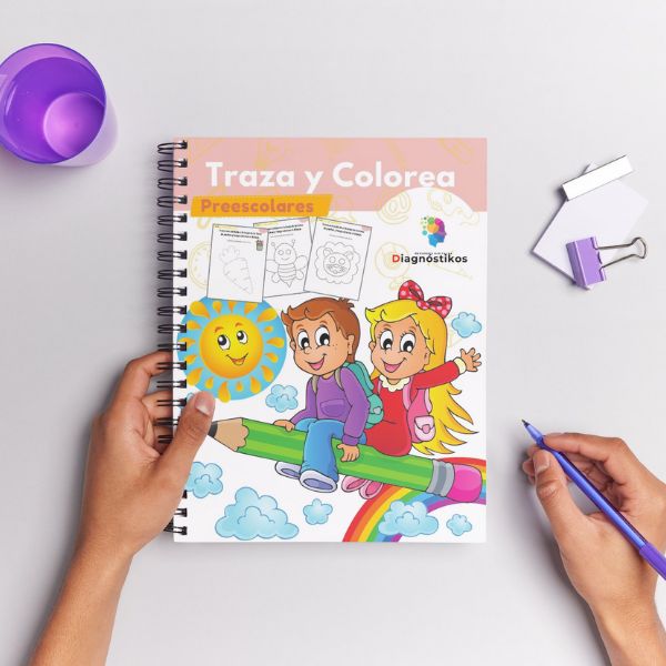 "Traza y Colorea" para Preescolares